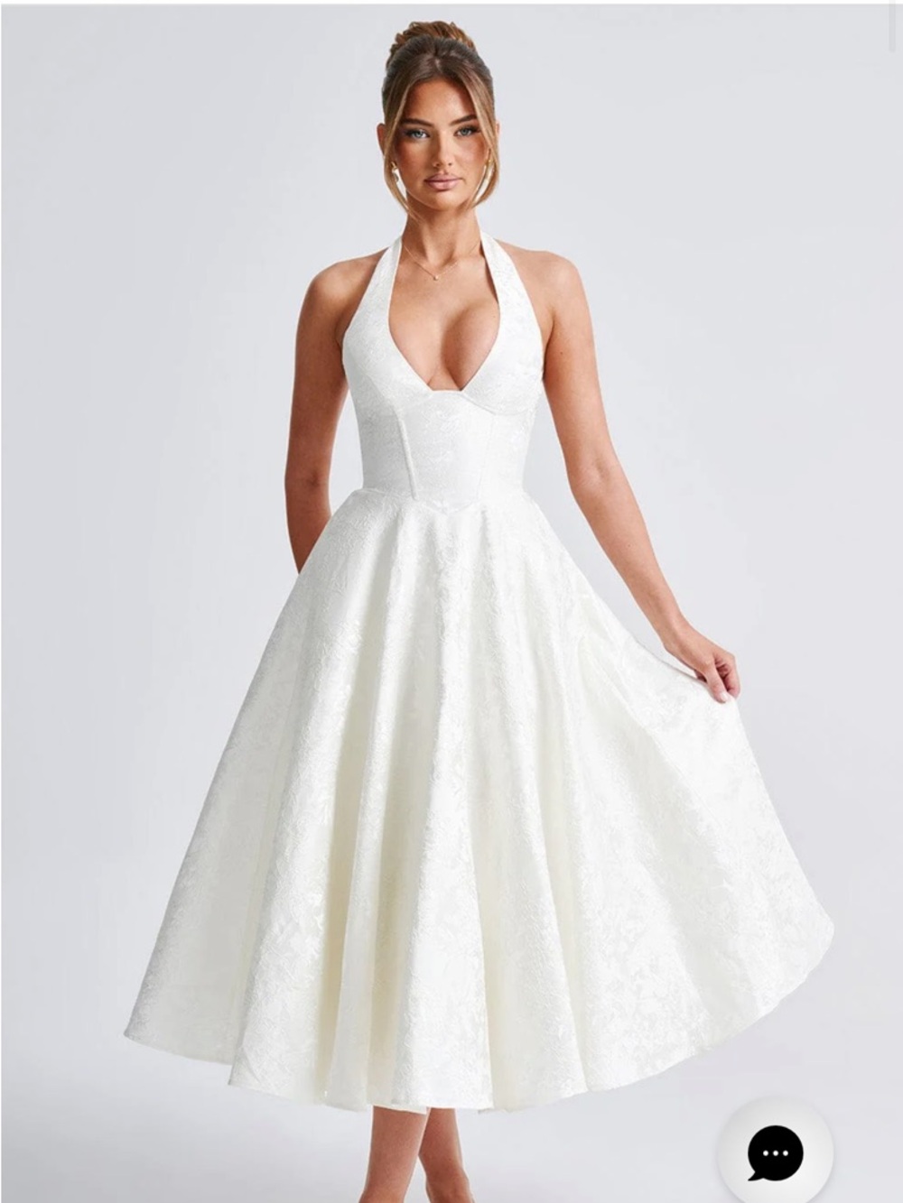 Babyboo EFFIE MIDI DRESS - IVORY